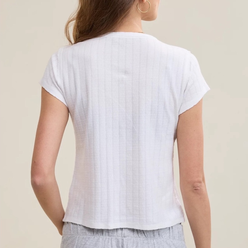 Aerie Pointelle Vintage T-Shirt - Picture 3 of 7